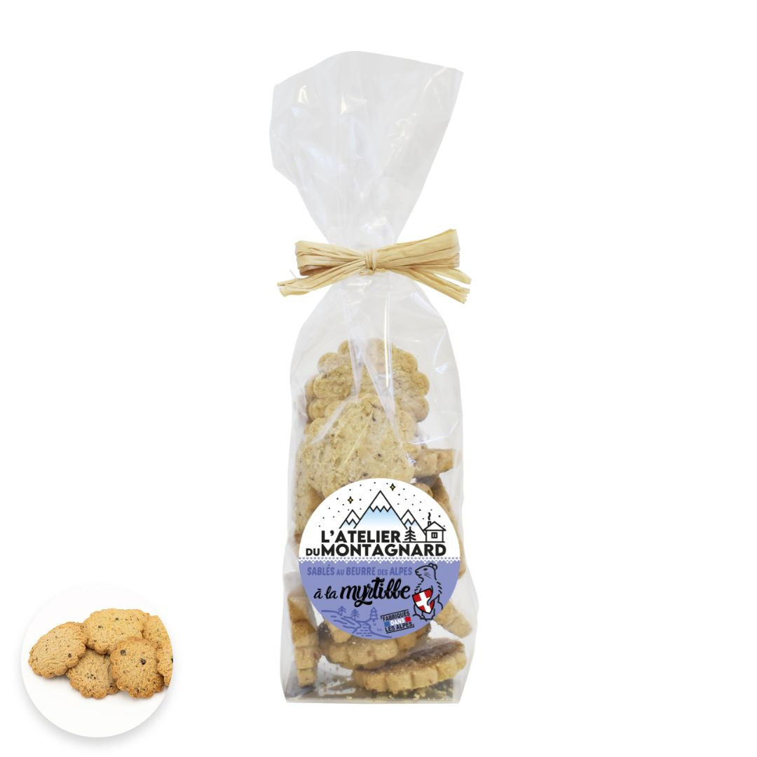 Achat Sachet de sablés à la myrtille et beurre des Alpes en ligne 1 
