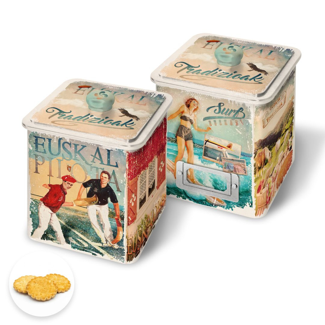 Achat Boîte collector EUSKAL vintage grandes galettes en ligne 1 