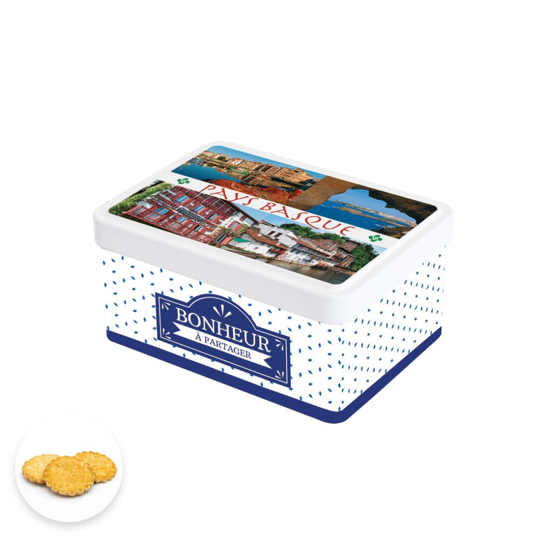 Achat Boîte sucrette multivues Pays Basque croix grandes galettes en ligne 1 
