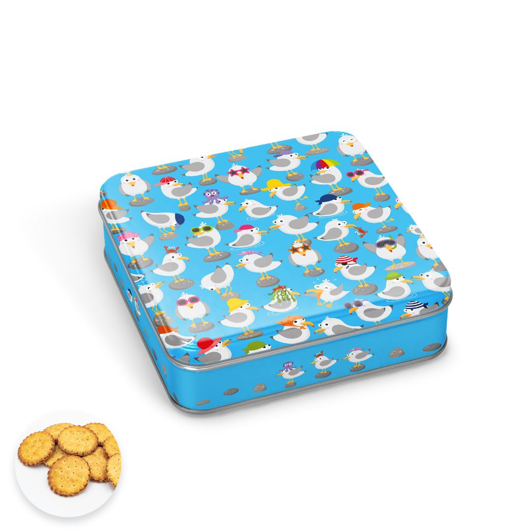 Achat Boite carrée mouette Lali biscuits pur beurre en ligne 1 