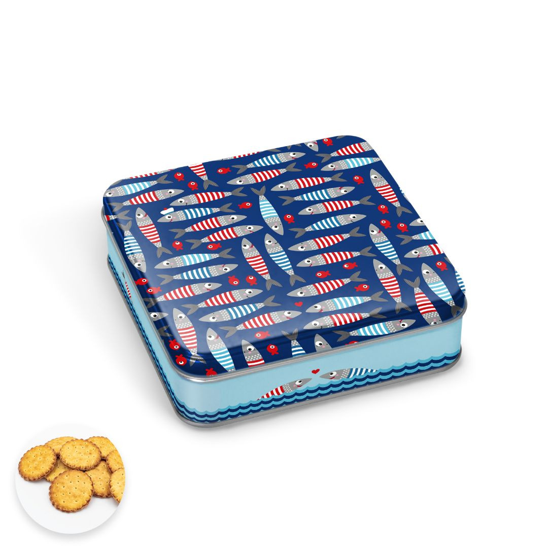 Achat Boite carrée sardines Lali biscuits pur beurre en ligne 1 