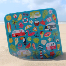 Boite carrée summer Lali biscuits pur beurre