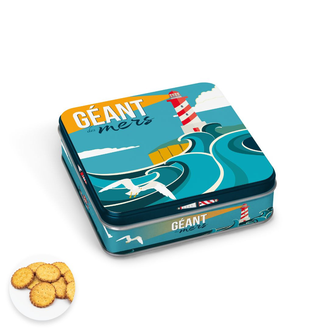 Achat Boîte carrée géant des mers galettes pur beurre en ligne 1 