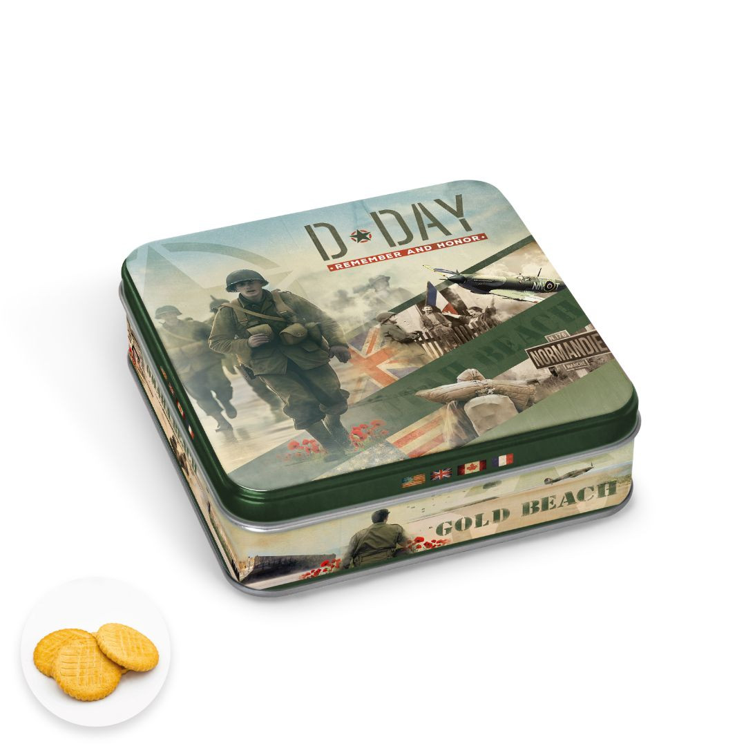 Achat Boîte carrée D-DAY remember sablés normands en ligne 1 