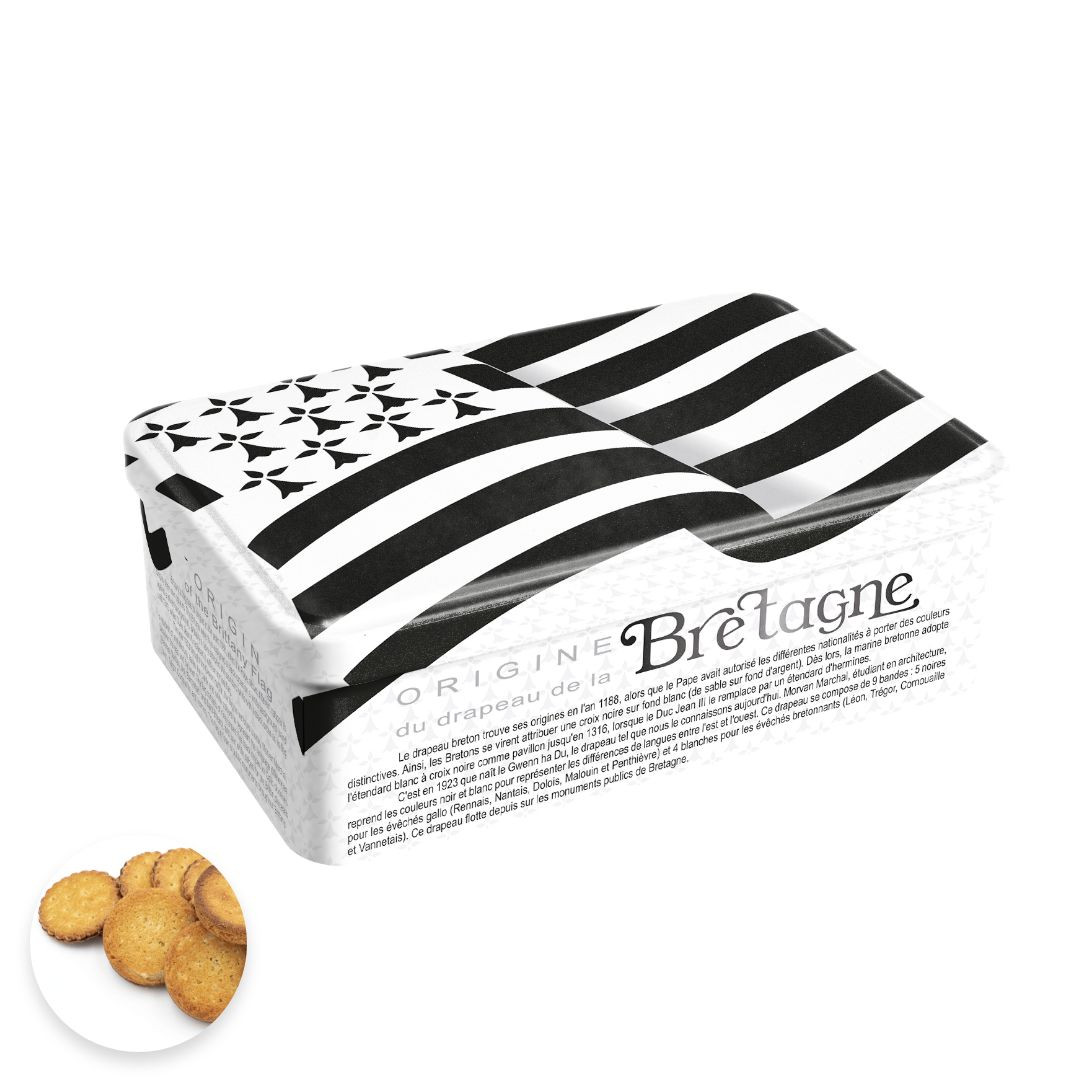 Achat Boîte sucre drapeau breton assortiment palets et galettes en ligne 1 
