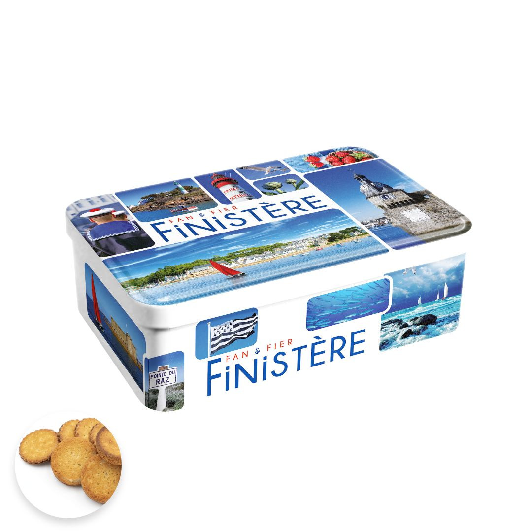 Achat Boîte sucre fan et fier Finistère Bretagne assortiment palets et galettes en ligne 1 