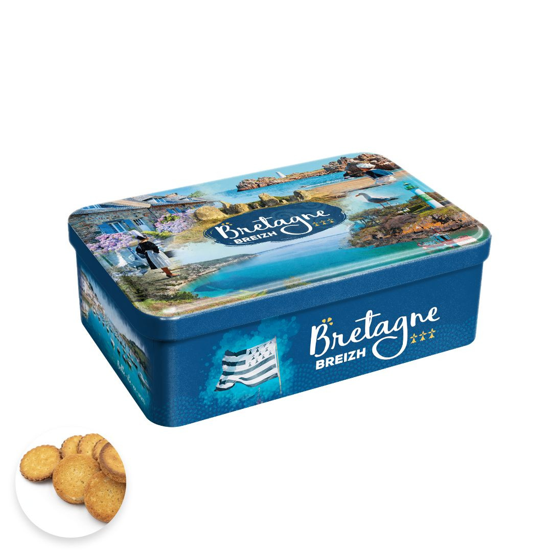 Achat Boîte sucre multivues Bretagne assortiment breton palets et galettes en ligne 1 