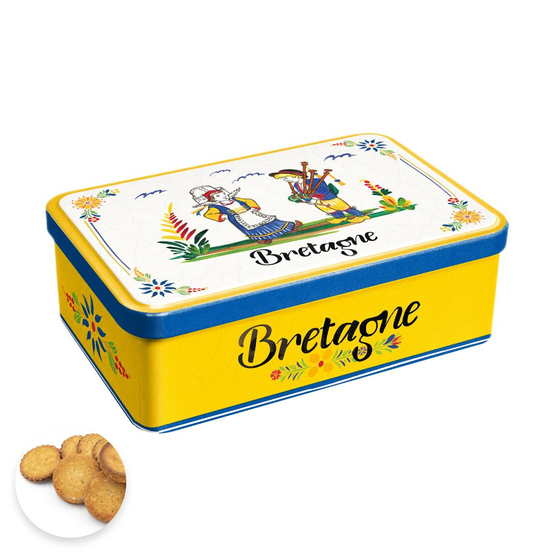Achat Boîte sucre faïence assortiment breton palets et galettes en ligne 1 