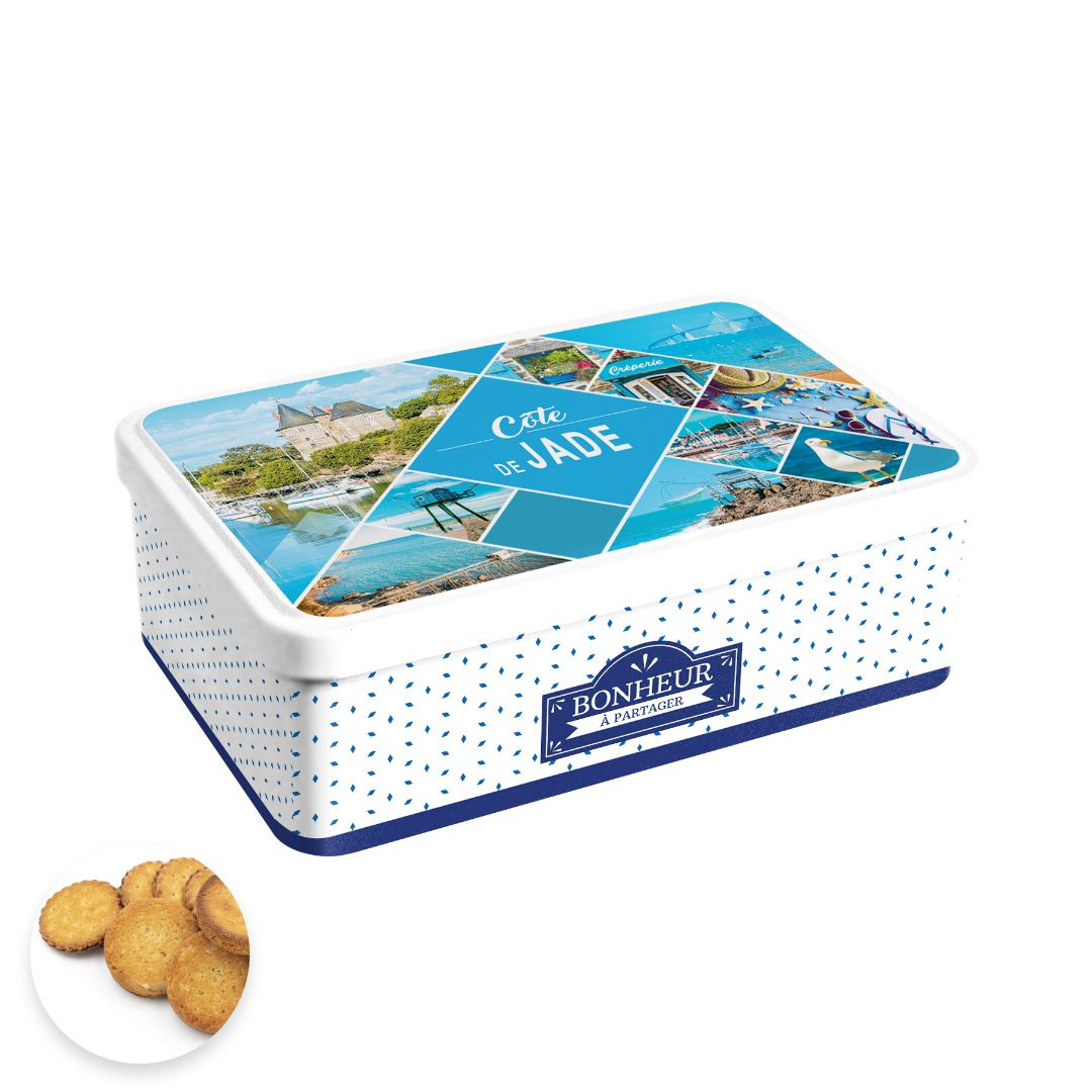 Achat Boîte sucre côte de Jade Bretagne assortiment breton palets et galettes en ligne 1 