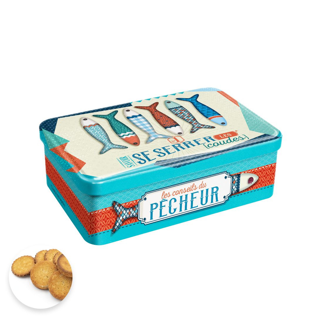 Achat Boîte sucre poissons patchwork assortiment palets et galettes en ligne 1 