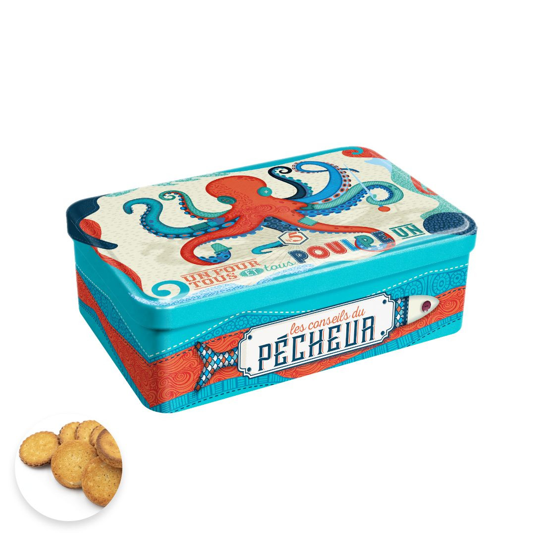 Achat Boîte sucre poulpe patchwork assortiment palets et galettes en ligne 1 
