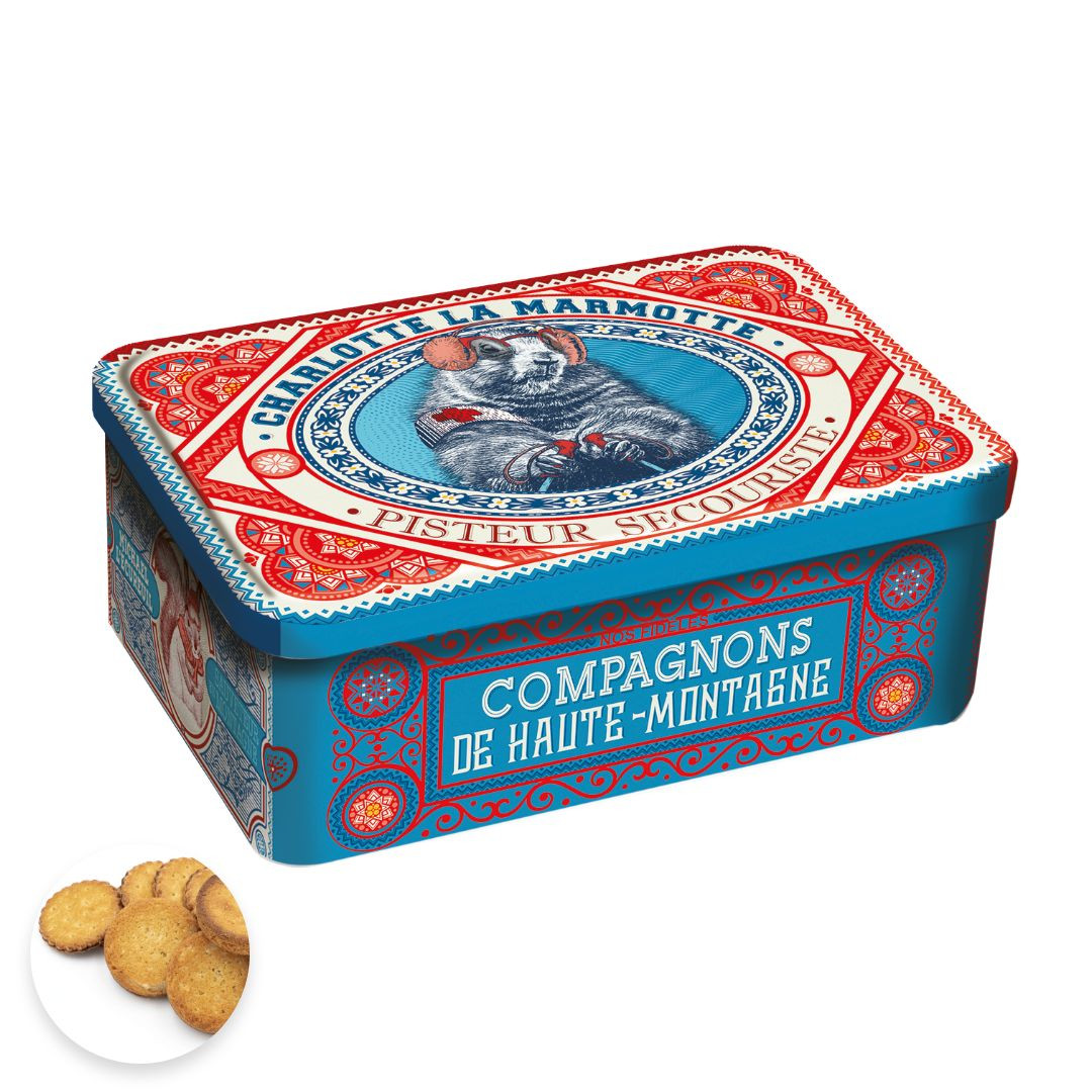 Achat Boîte sucre Charlotte la marmotte assortiment palets et galettes en ligne 1 