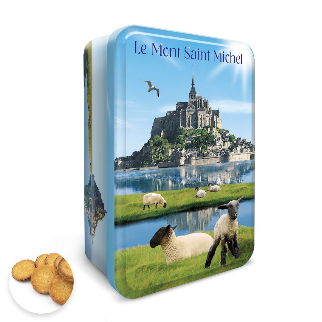 Achat Boîte sucre Mont-Saint-Michel mouton assortiment palets et galettes en ligne 1 