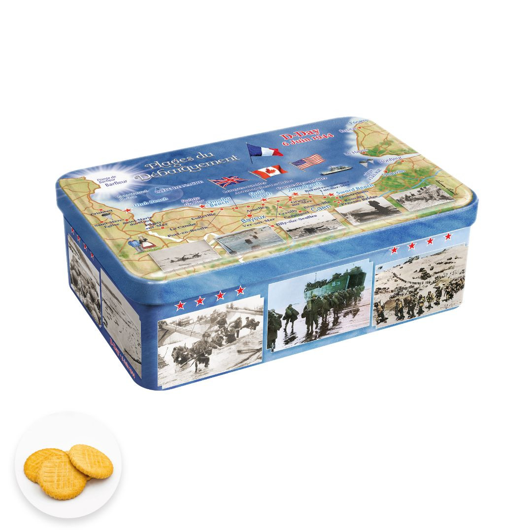 Achat Boîte sucre les plages du débarquement sablés normands en ligne 1 
