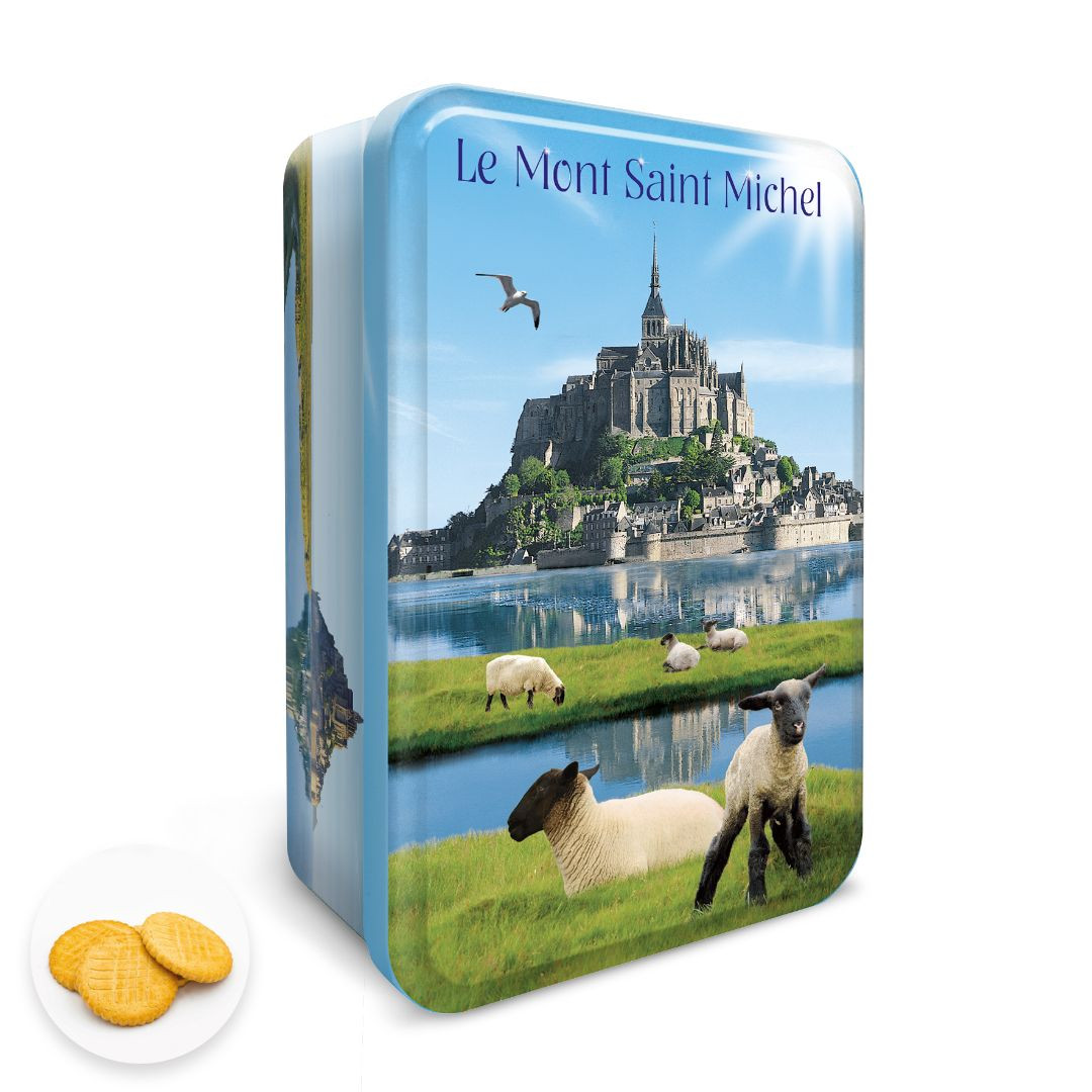 Achat Boîte sucre Mont-Saint-Michel mouton sablés normands en ligne 1 