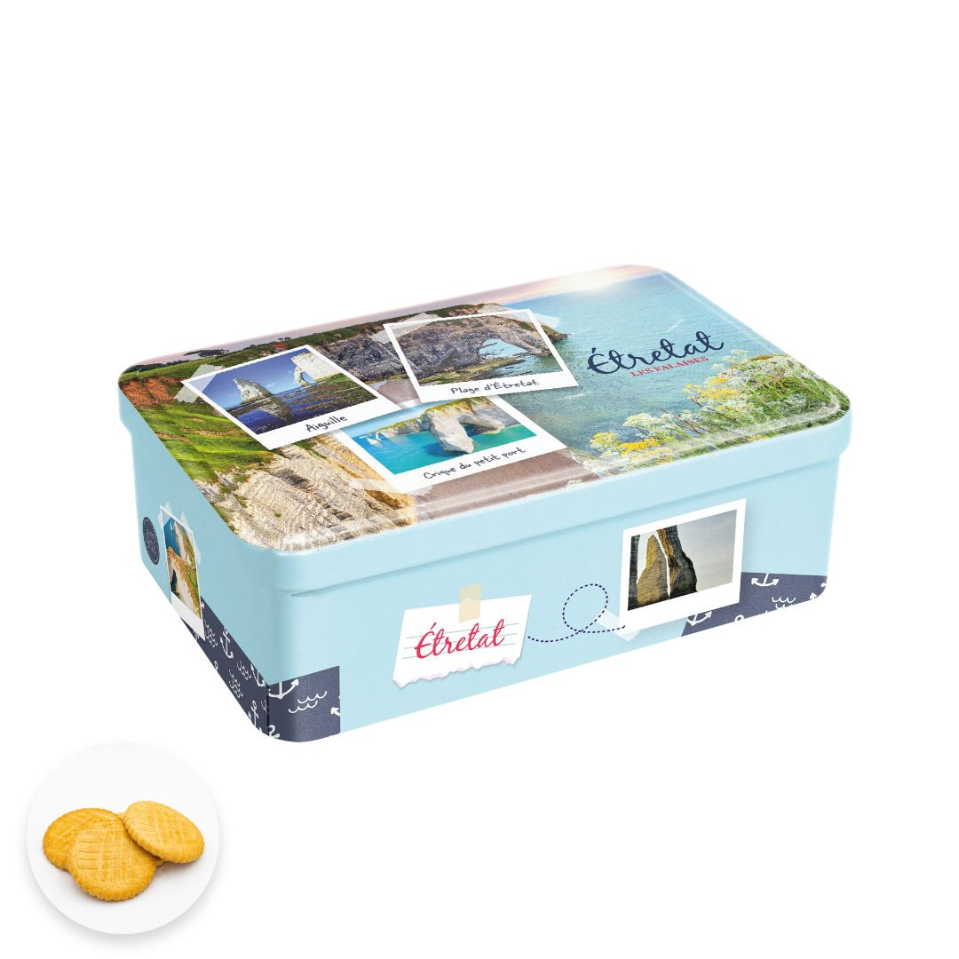 Achat Boîte sucre Étretat les falaises sablés normands en ligne 1 