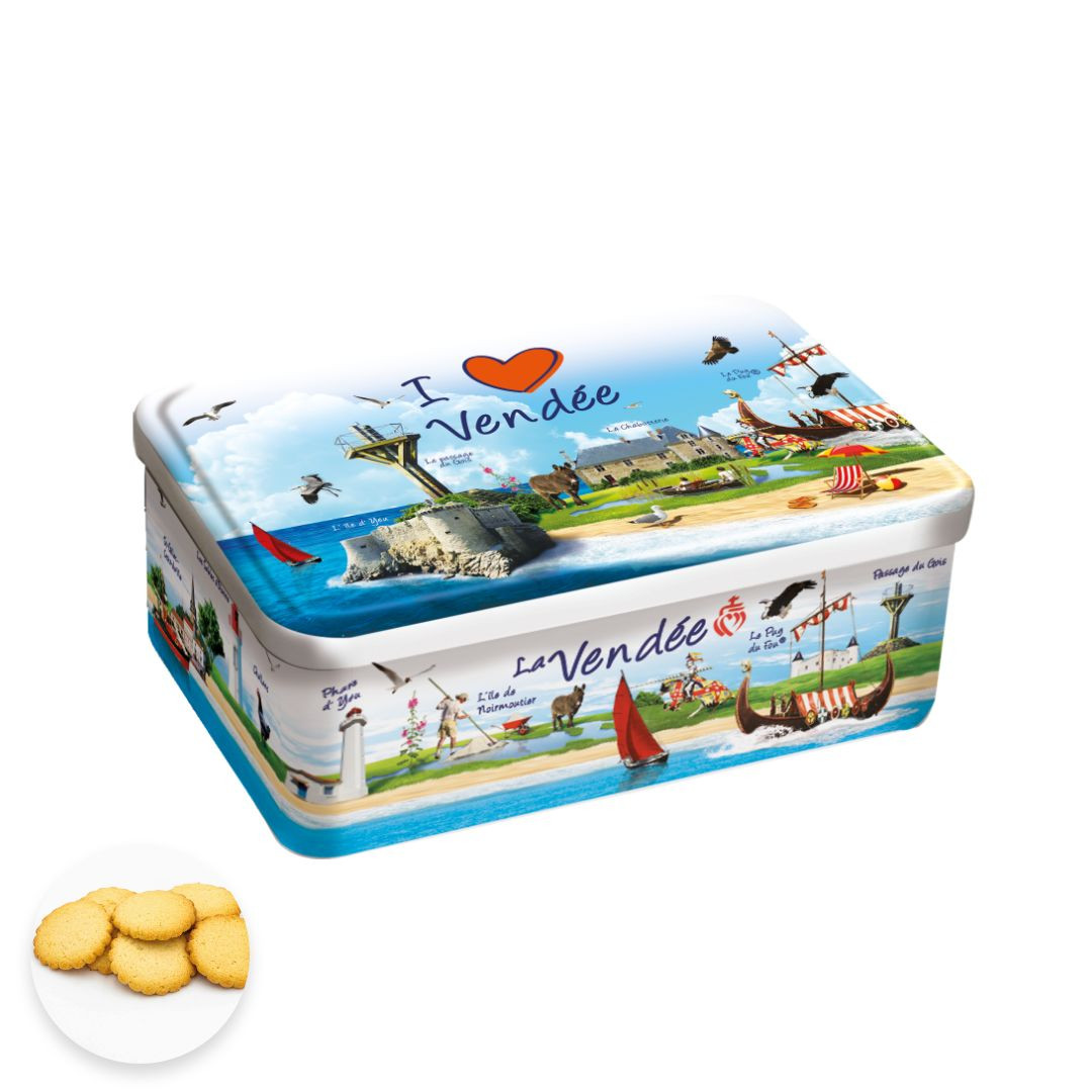 Achat Boîte sucre I love Vendée galettes vendéennes en ligne 1 