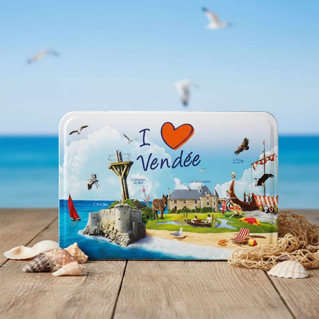 Achat Boîte sucre I love Vendée galettes vendéennes en ligne 3 