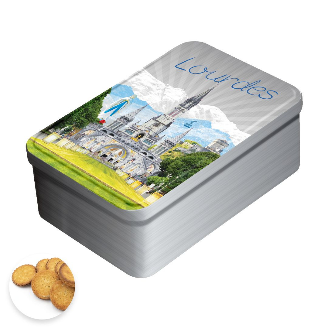 Achat Boîte sucre Lourdes prières assortiment palets et galettes en ligne 1 