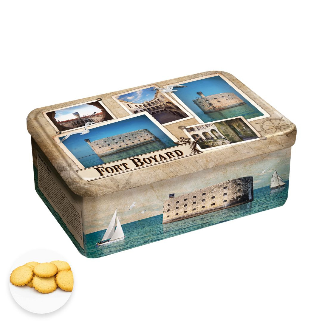 Achat Boîte sucre Fort Boyard parchemin galettes charentaises en ligne 1 