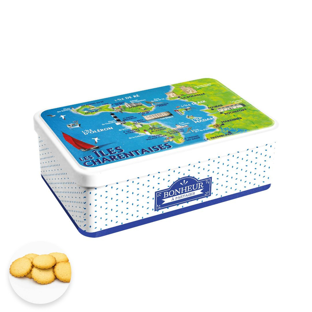 Achat Boîte sucre Les îles Charentaises galettes charentaises en ligne 1 