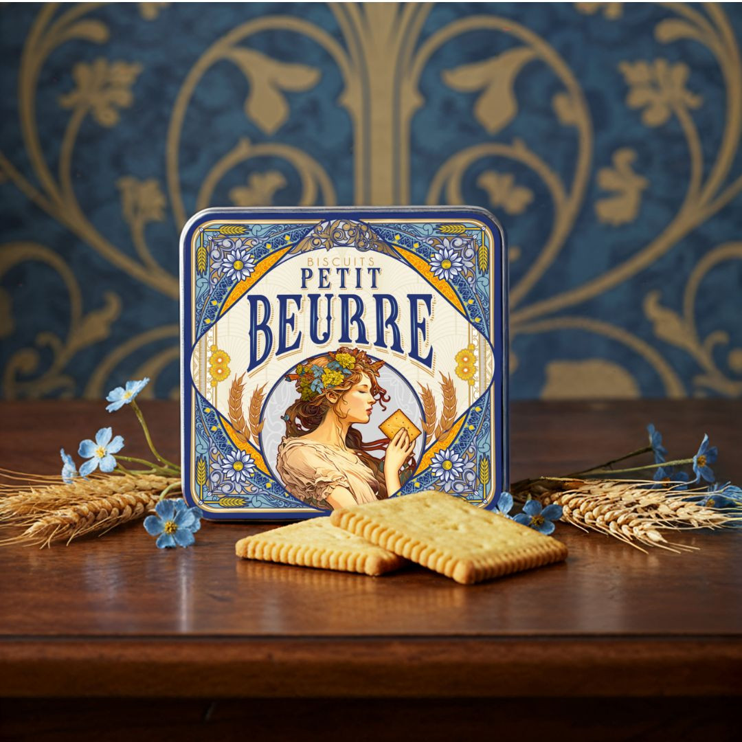 Achat Boîte carrée petit beurre Les délices de la belle époque en ligne 3 
