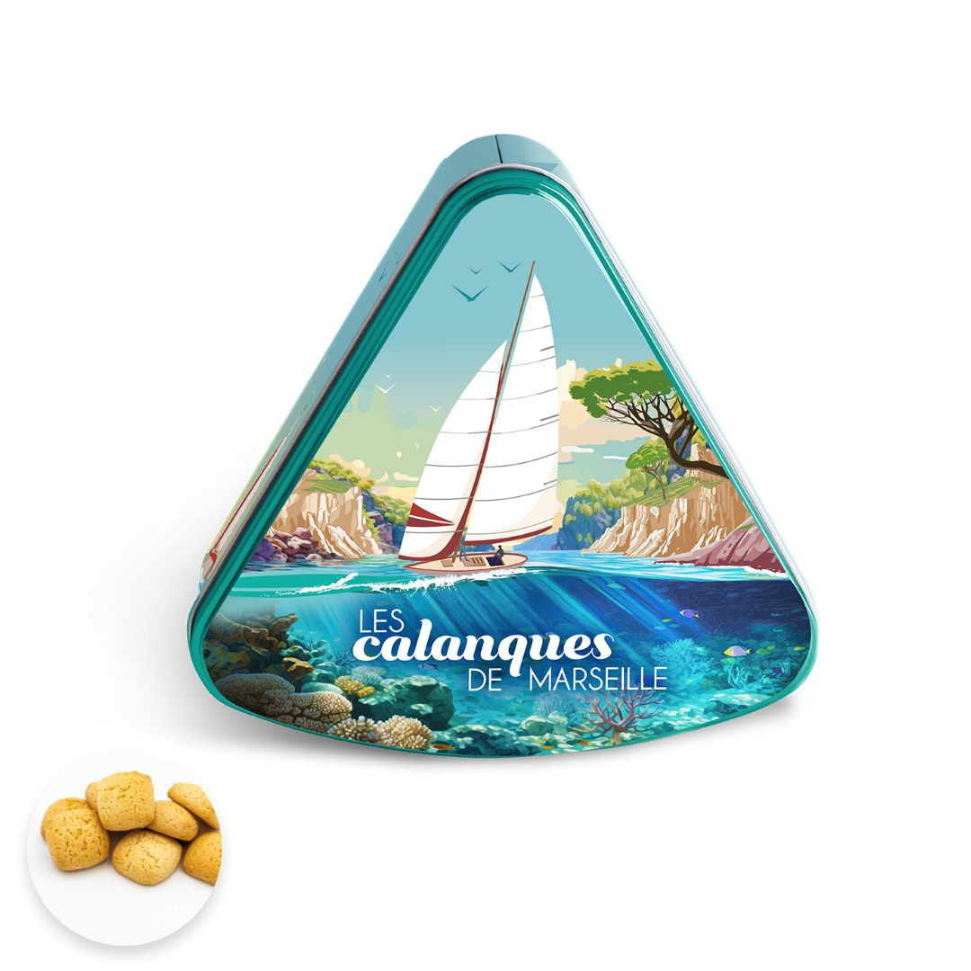 Achat Boîte triangle calanques de Marseille canistrelli en ligne 1 