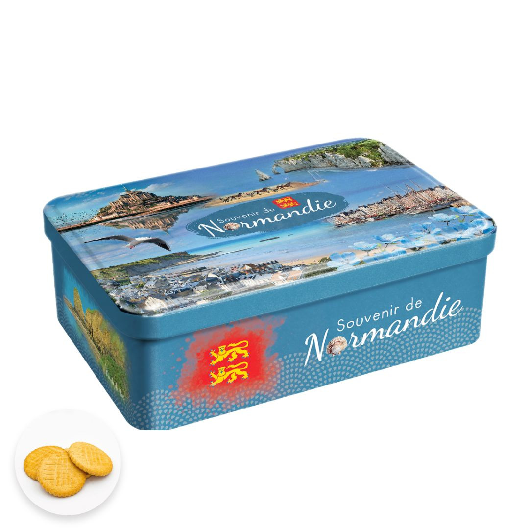 Achat Boîte sucre multivues Normandie mer sablés normands en ligne 1 