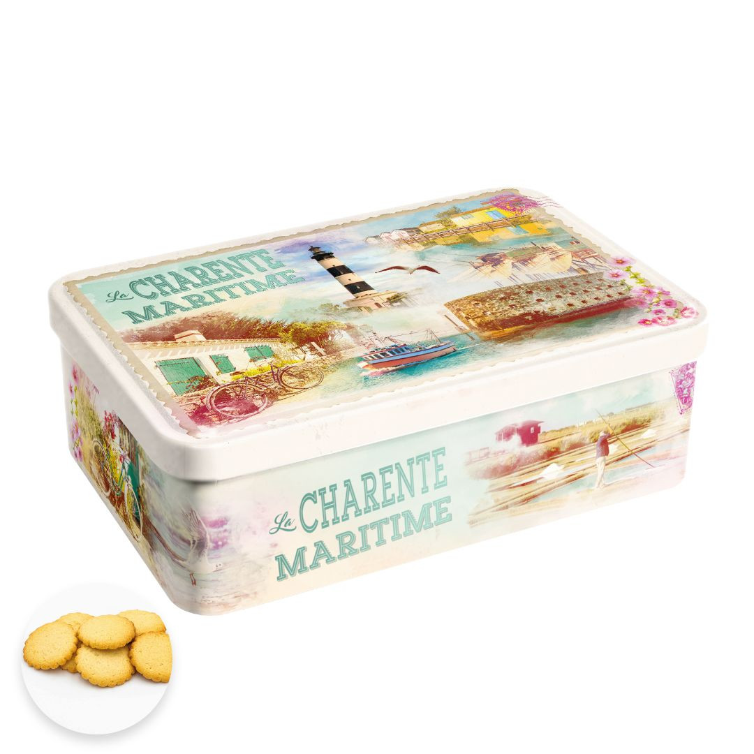 Achat Boite sucre Charente vintage galettes charentaises en ligne 1 