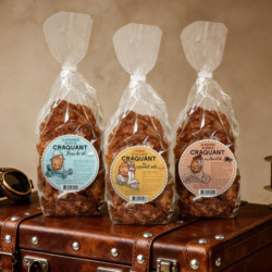 Sachet Voyages Gourmands craquant au caramel salé