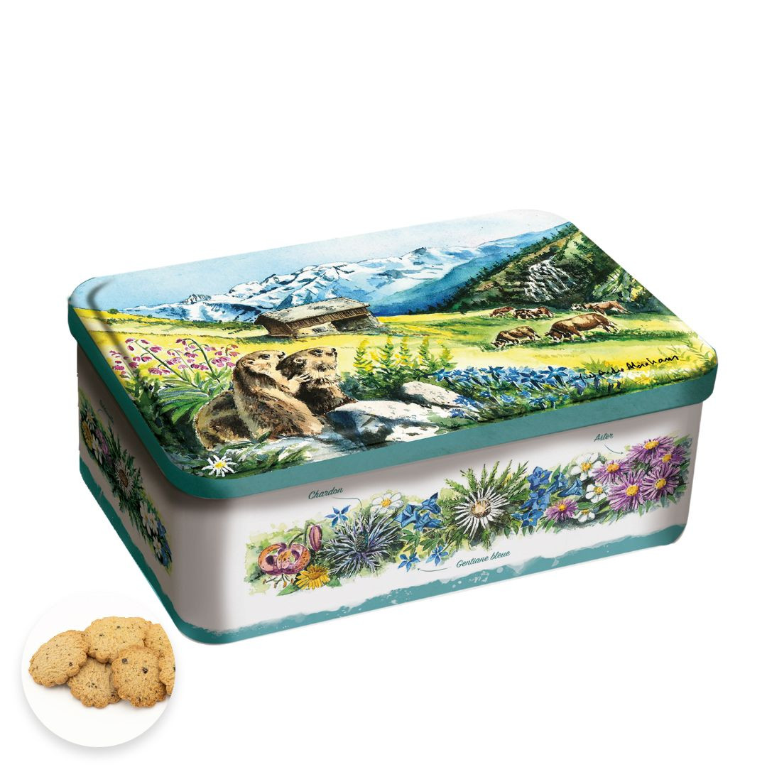 Achat Boîte sucre collection montagne été sablés au beurre des Alpes en ligne 1 