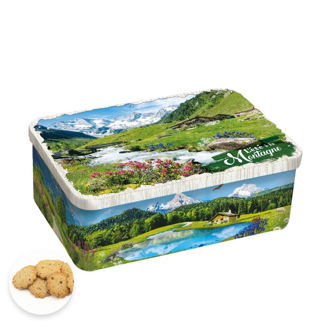 Achat Boite sucre collection l'été à la montagne sablés au beurre des Alpes en ligne 1 