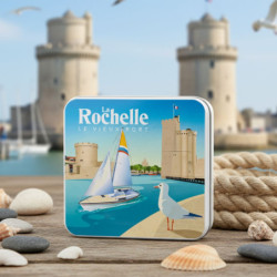 Boîte carrée La Rochelle galettes charentaises