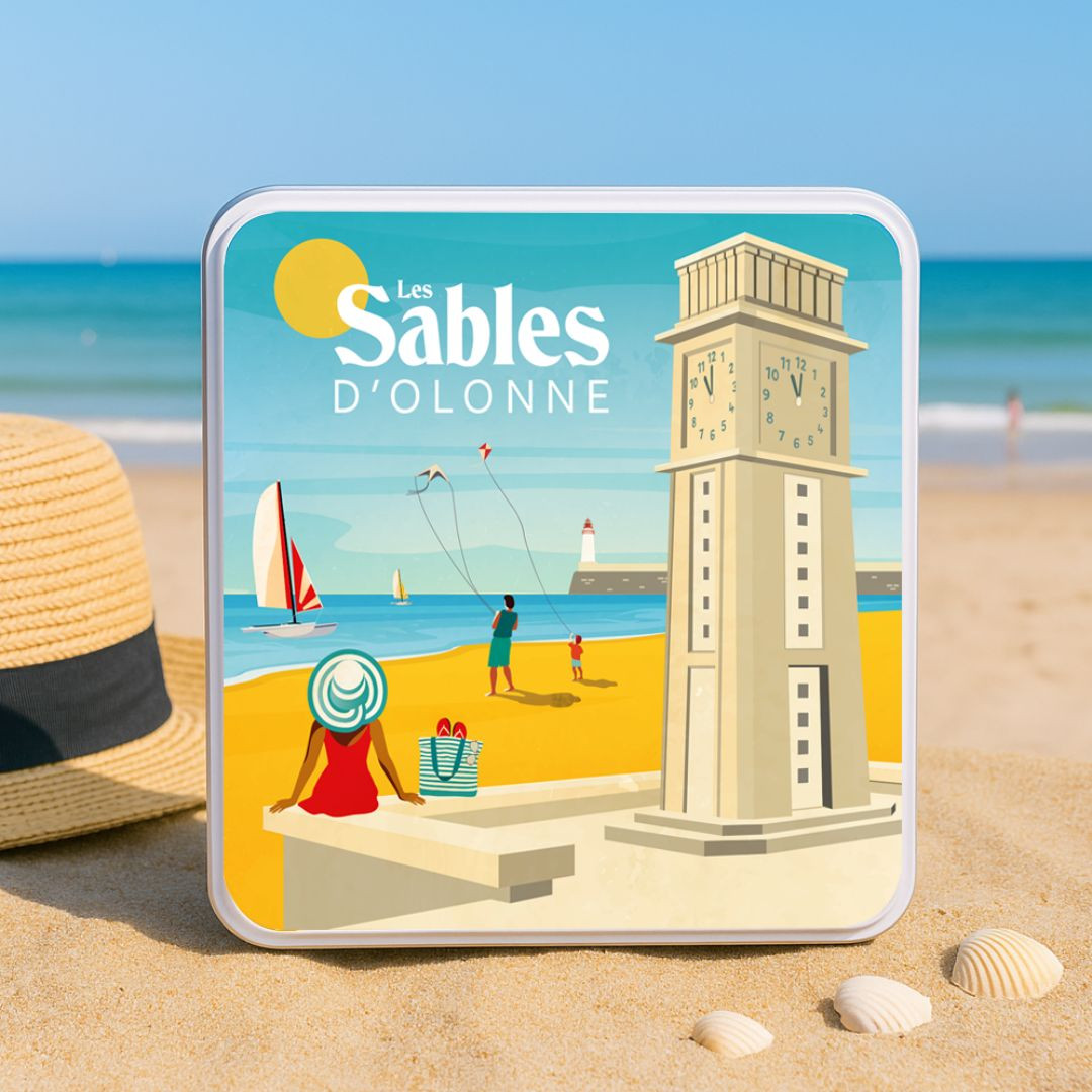 Achat Boîte carrée Les Sables d'Olonne galettes vendéennes en ligne 3 
