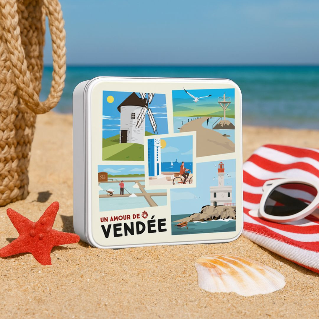Achat Boîte carrée Amour de Vendée galettes vendéennes en ligne 3 