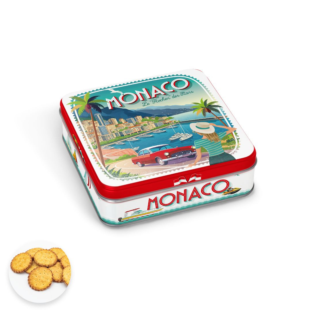 Achat Boîte carrée Monaco galettes nature en ligne 1 