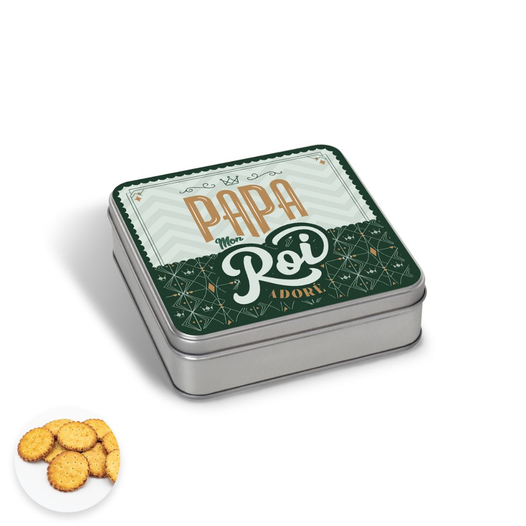 Achat Boîte carrée impression papa en ligne 1 