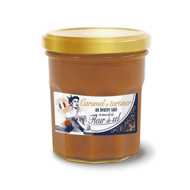 Pot caramel à tartiner petite fleur de sel