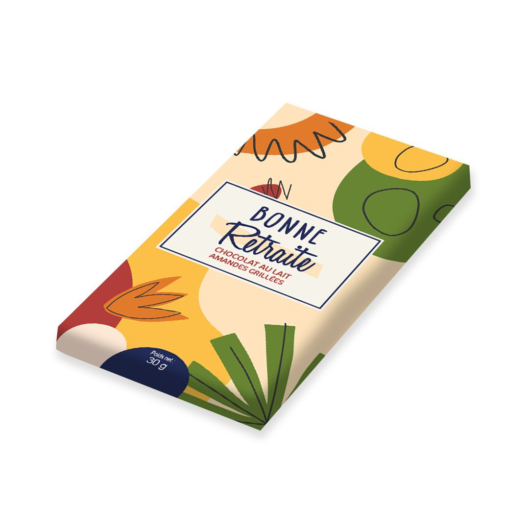 Achat Tablette Bonne Retraite chocolat lait et amandes grillées en ligne 1 