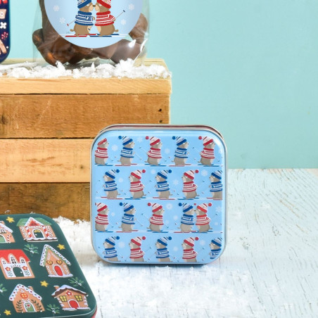 Boîte savon marmottes collaboration Lali bonbons saveurs myrtille et framboise