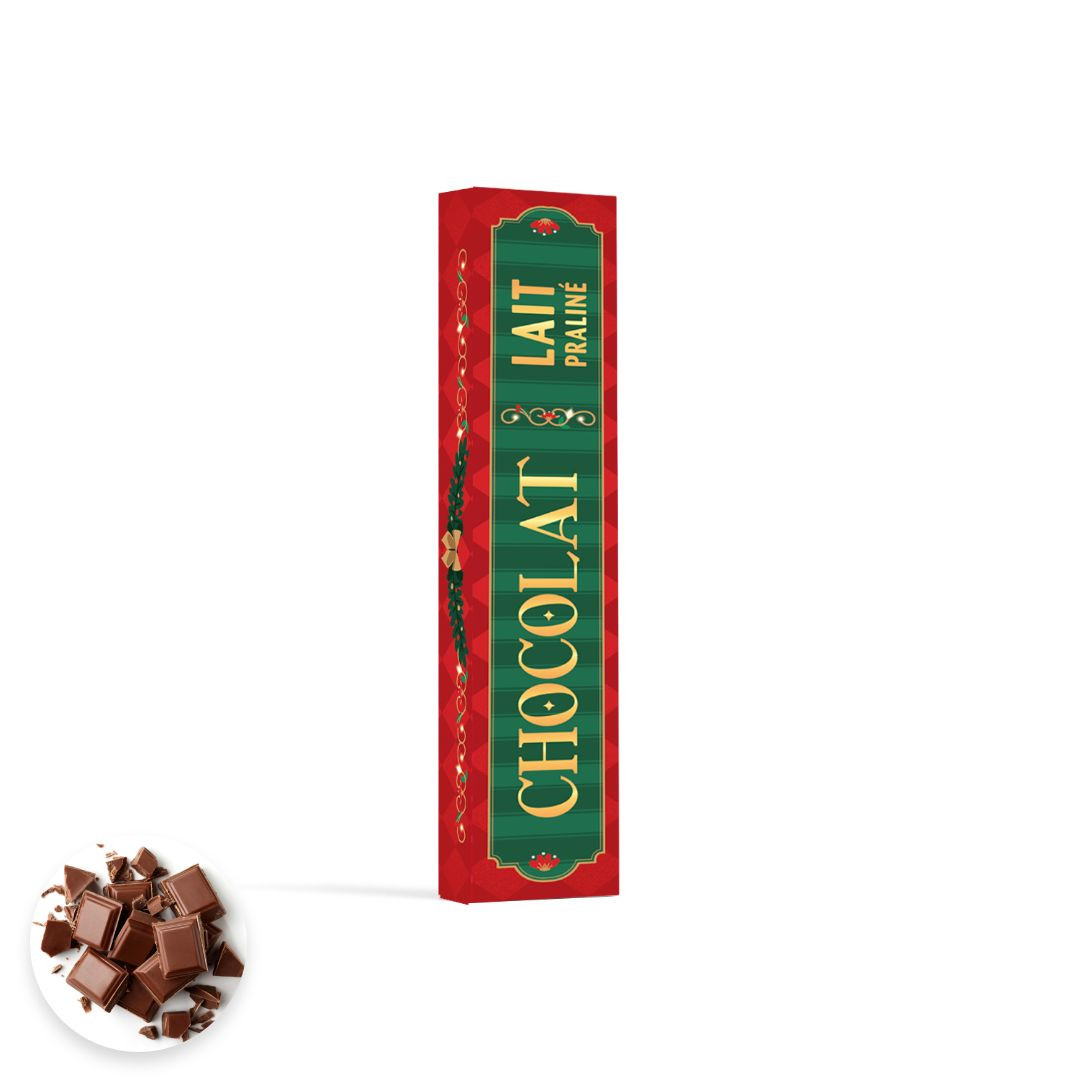Achat Barre de chocolat au lait praliné en ligne 1 