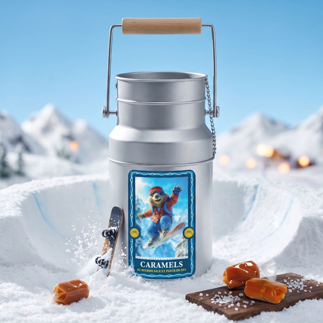 Achat Pot à lait marmotte ski caramel au beurre salé et à la fleur de sel en ligne 3 
