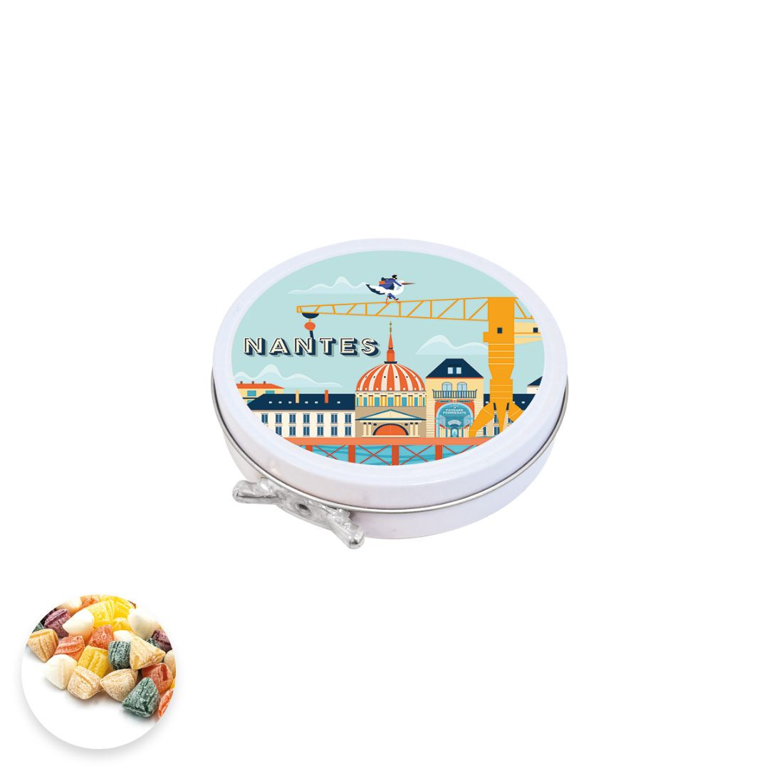 Achat Boîte ronde cirage tour à Nantes berlingots nantais en ligne 1 