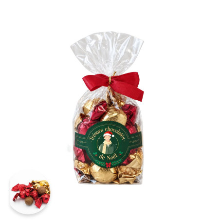 Sachet assortiment papillotes en chocolat