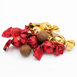 Sachet assortiment papillotes en chocolat