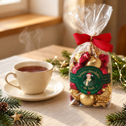 Sachet assortiment papillotes en chocolat